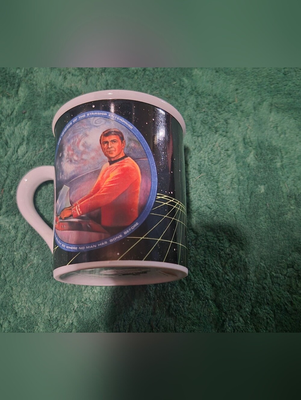 Vintage 1983 Scotty Mug from The Hamilton Collection Star Trek
